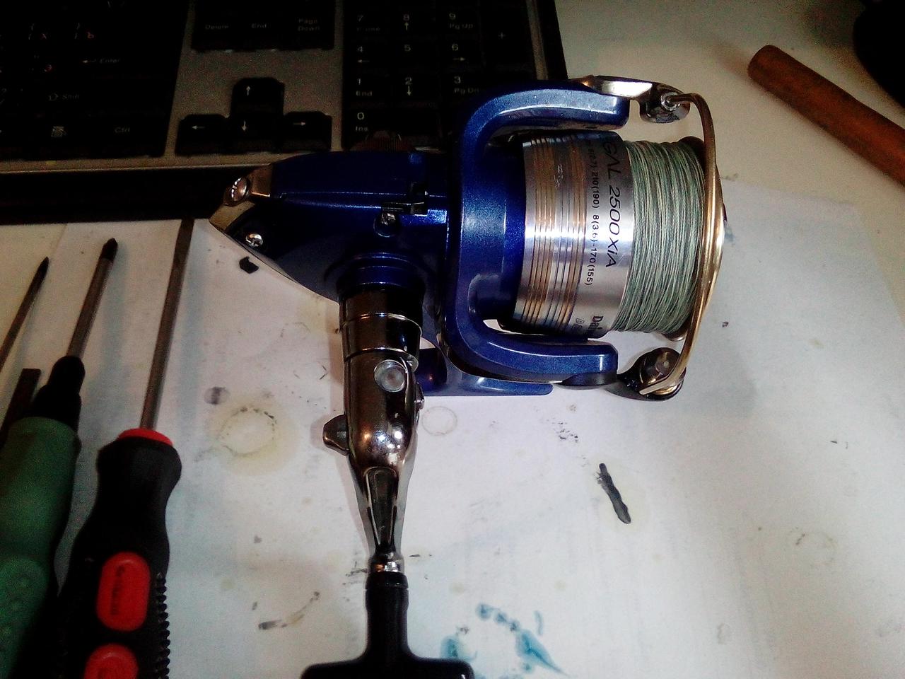 Daiwa Revros MX 2500 ТО катушки - Самостоятельное ТО и ремонт катушек - АРК